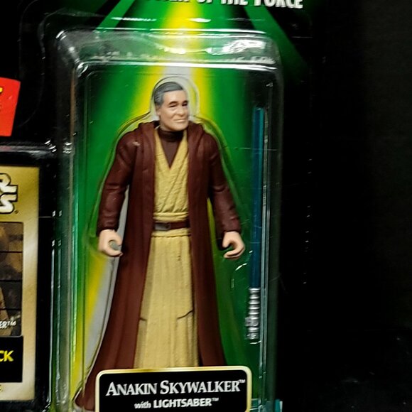 Hasbro Star Wars Anakin Skywalker Lightsaber Episode 1 Flash Back Photo Figure - Picture 2 of 4